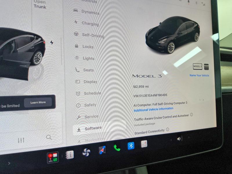 Aukcja sprzedaży 2022 Tesla Model 3, vin: 5YJ3E1EA4NF190495, numer aukcji: 63249966