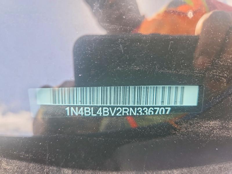 2024 Nissan Altima მანქანა იყიდება აუქციონზე, vin: 1N4BL4BV2RN336707, აუქციონის ნომერი: 64836446