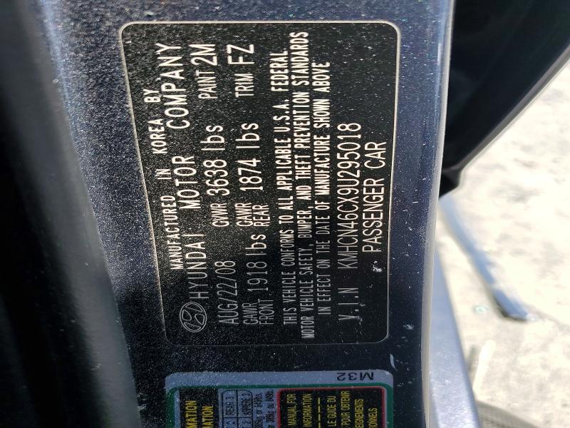 Продаж на аукціоні авто 2009 Hyundai Accent, vin: KMHCN46CX9U295018, номер лоту: 64099516