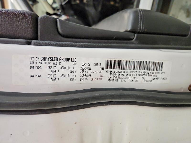 66062736 :رقم المزاد ، 1C4RJFBG5DC553099 vin ، 2013 Jeep Grand Cherokee مزاد بيع