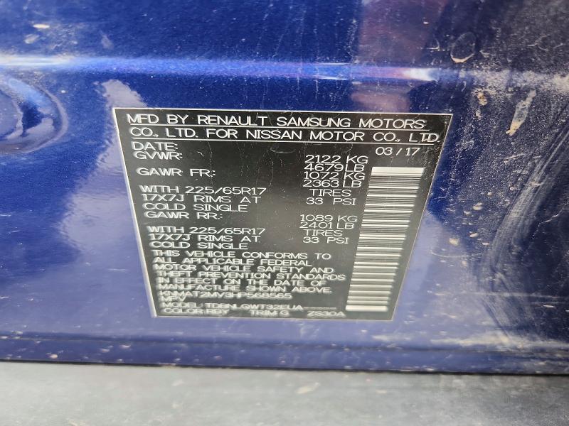 Продаж на аукціоні авто 2017 Nissan Rogue, vin: KNMAT2MV3HP568565, номер лоту: 65166216