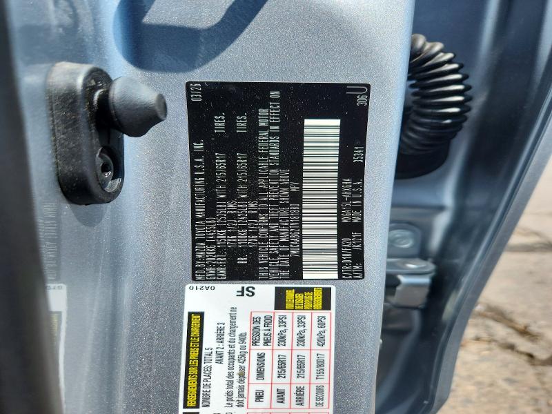Продаж на аукціоні авто 2026 Toyota Corolla Cross, vin: 7MUCAABG2TV181880, номер лоту: 64958366