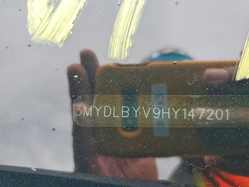 Aukcja sprzedaży 2017 Toyota Yaris Ia, vin: 3MYDLBYV9HY147201, numer aukcji: 64188326