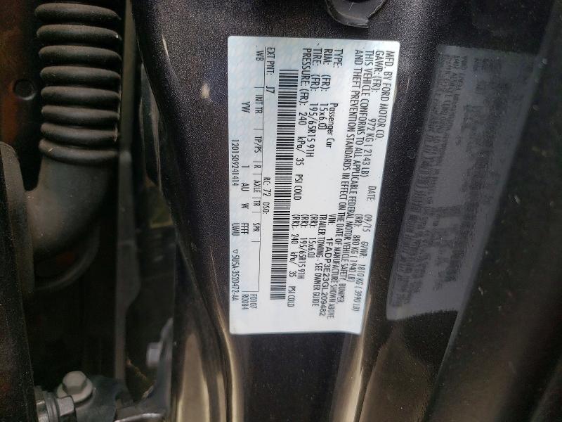 Продажа на аукционе авто 2016 Ford Focus, vin: 1FADP3E23GL209482, номер лота: 66930446