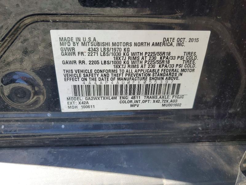 Aukcja sprzedaży 2015 Mitsubishi Outlander Sport, vin: 4A4AP4AU0FE055397, numer aukcji: 63579016
