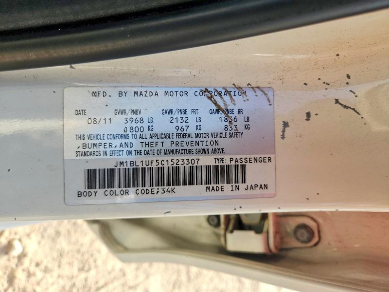Продажа на аукционе авто 2012 Mazda 3, vin: JM1BL1UF5C1523307, номер лота: 66387236