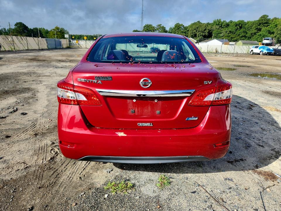 2013 Nissan Sentra მანქანა იყიდება აუქციონზე, vin: 3N1AB7AP6DL726430, აუქციონის ნომერი: 63831346