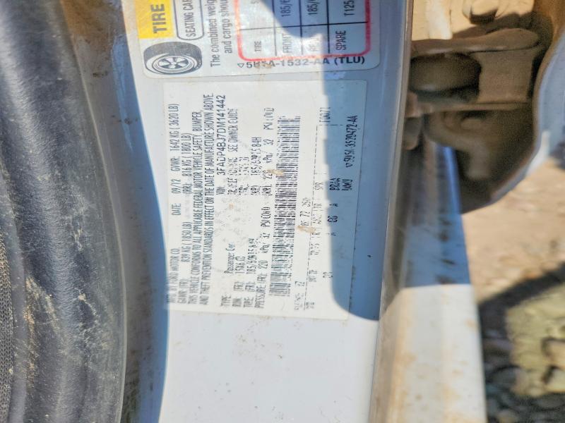 2013 Ford Fiesta მანქანა იყიდება აუქციონზე, vin: 3FADP4BJ7DM141442, აუქციონის ნომერი: 65341936