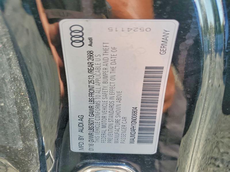 Продаж на аукціоні авто 2016 Audi A5, vin: WAUM2AFH1GN006804, номер лоту: 66268716