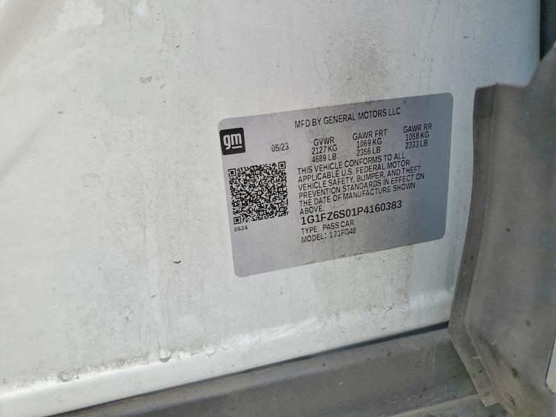 64083526 :رقم المزاد ، 1G1FZ6S01P4160383 vin ، 2023 Chevrolet Bolt Euv مزاد بيع