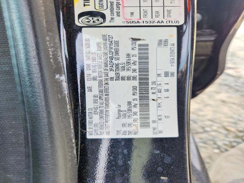 Продажа на аукционе авто 2015 Ford Fiesta, vin: 3FADP4BJ2FM164727, номер лота: 64584986