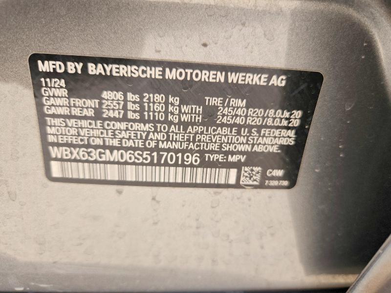 Aukcja sprzedaży 2025 Bmw X2, vin: WBX63GM06S5170196, numer aukcji: 66012326