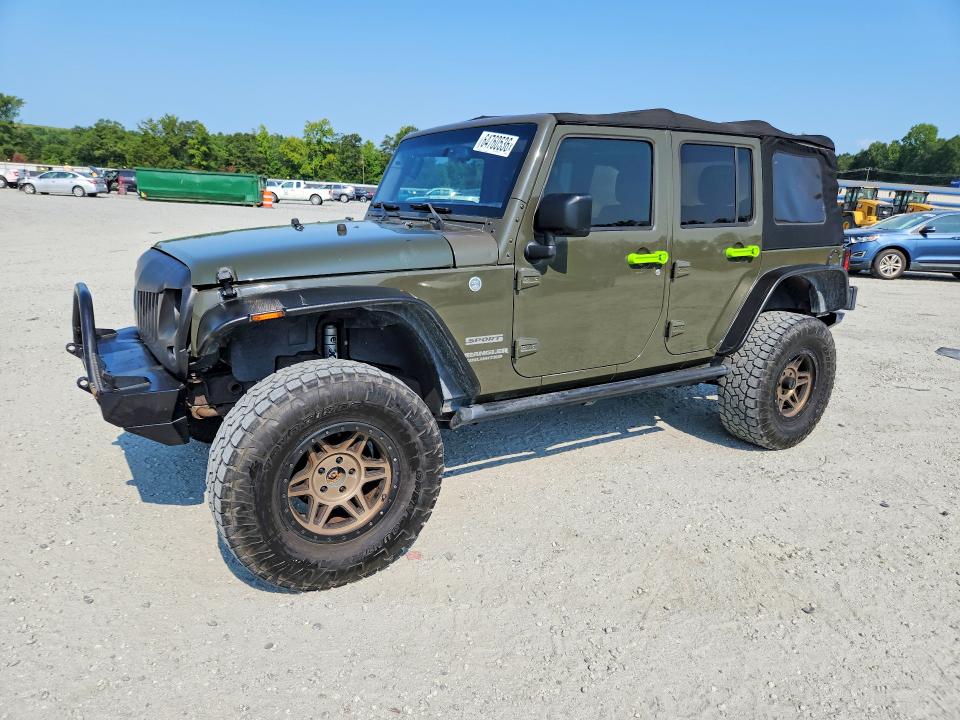 Продажа на аукционе авто 2016 Jeep Wrangler Unlimited, vin: 1C4BJWDG3GL105981, номер лота: 64760536