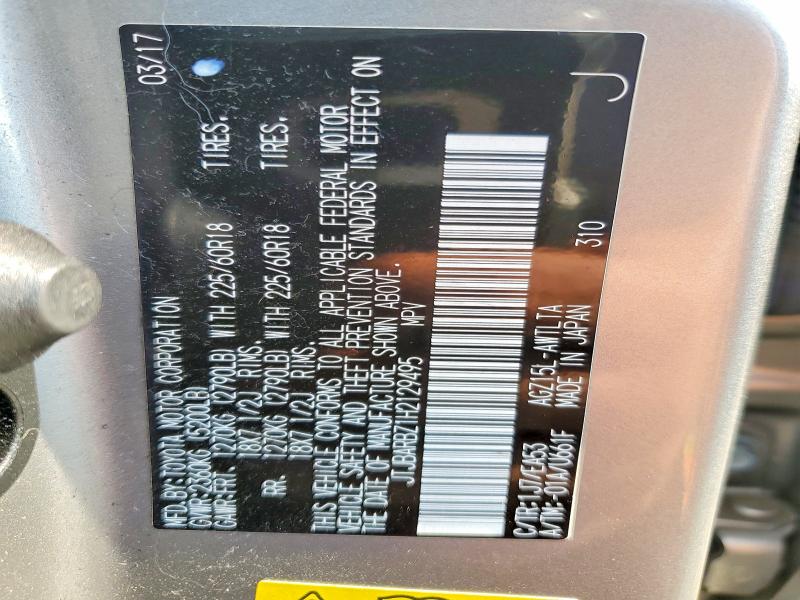 Aukcja sprzedaży 2017 Lexus Nx 200t, vin: JTJBARBZ1H2129495, numer aukcji: 65034086