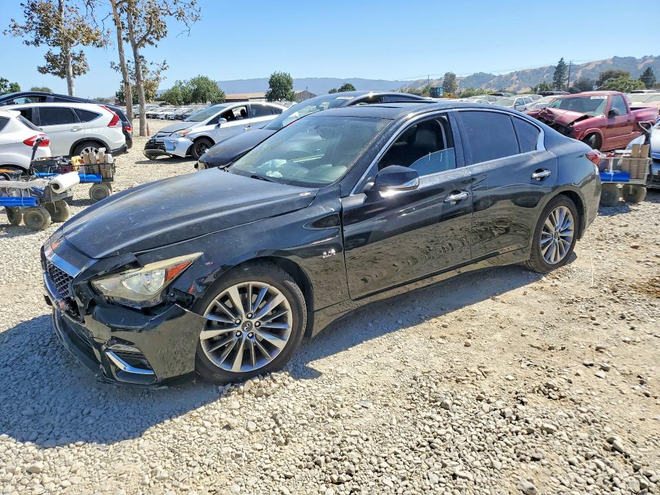 2018 Infiniti Q50 მანქანა იყიდება აუქციონზე, vin: JN1EV7AP9JM358738, აუქციონის ნომერი: 63773776