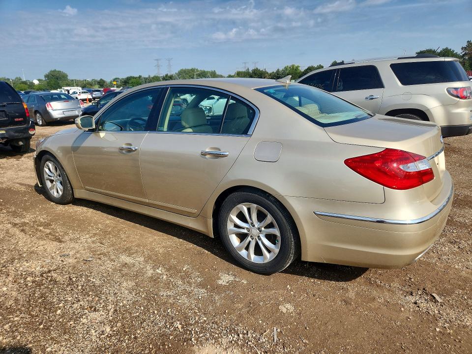 2012 Hyundai Genesis მანქანა იყიდება აუქციონზე, vin: KMHGC4DDXCU188836, აუქციონის ნომერი: 61451666