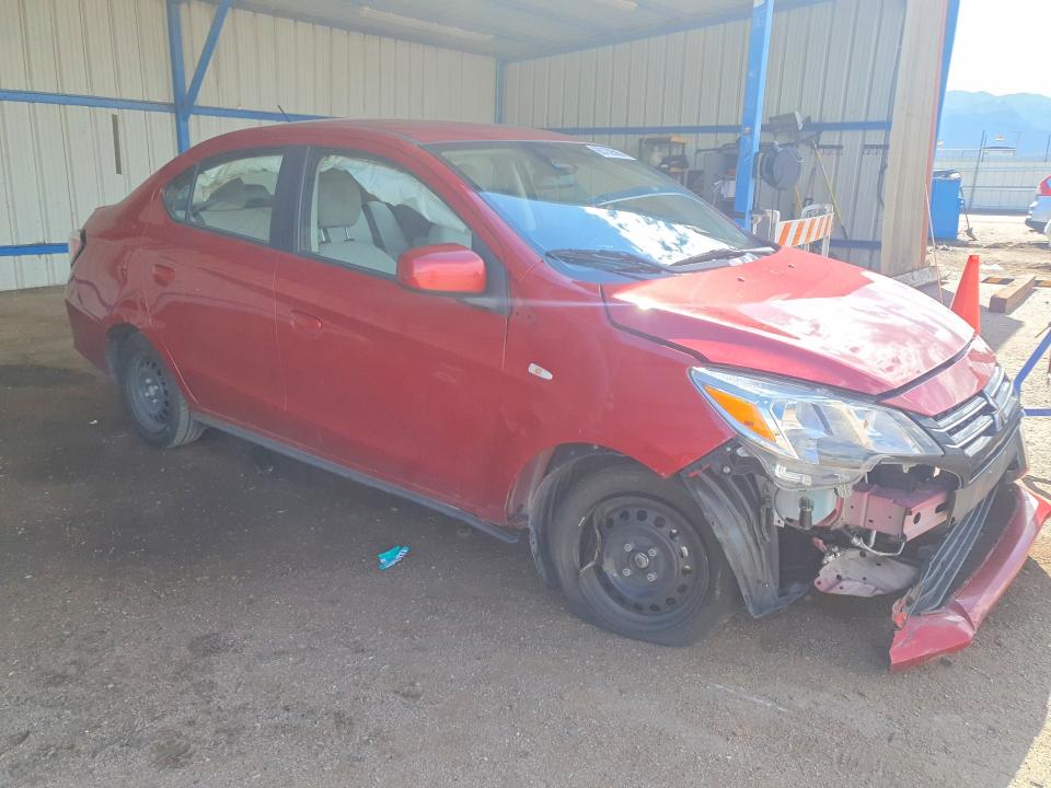 2021 Mitsubishi Mirage მანქანა იყიდება აუქციონზე, vin: ML32FUFJ6MHF01115, აუქციონის ნომერი: 65739586