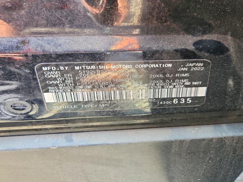 Продаж на аукціоні авто 2022 Mitsubishi Outlander, vin: JA4J4TA89NZ064162, номер лоту: 64480736