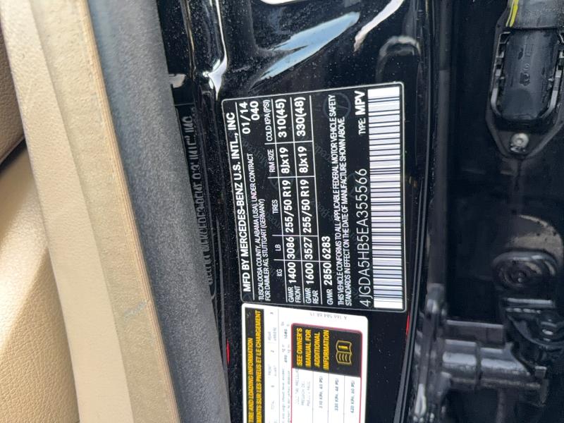 Продаж на аукціоні авто 2014 Mercedes-benz Ml, vin: 4JGDA5HB5EA355566, номер лоту: 64856716