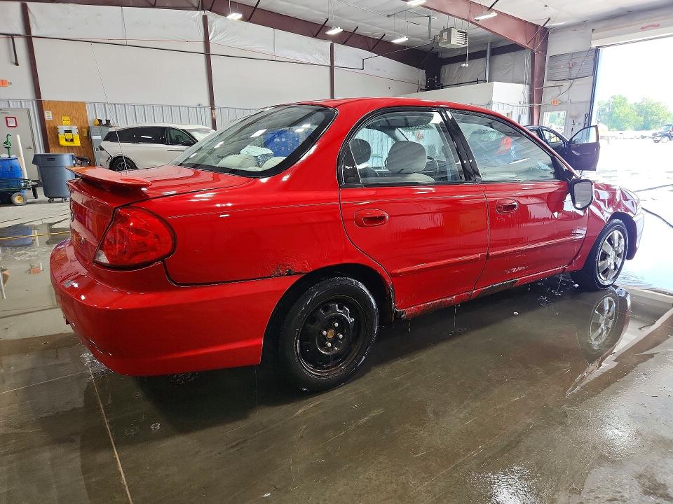 Продажа на аукционе авто 2004 Kia Spectra, vin: KNAFB121545309971, номер лота: 62299556