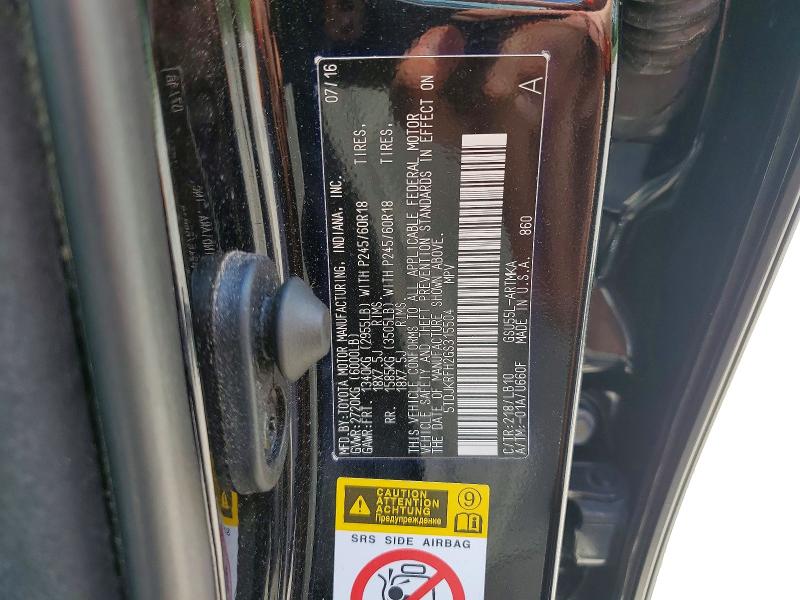 Aukcja sprzedaży 2016 Toyota Highlander, vin: 5TDJKRFH2GS315504, numer aukcji: 63440906