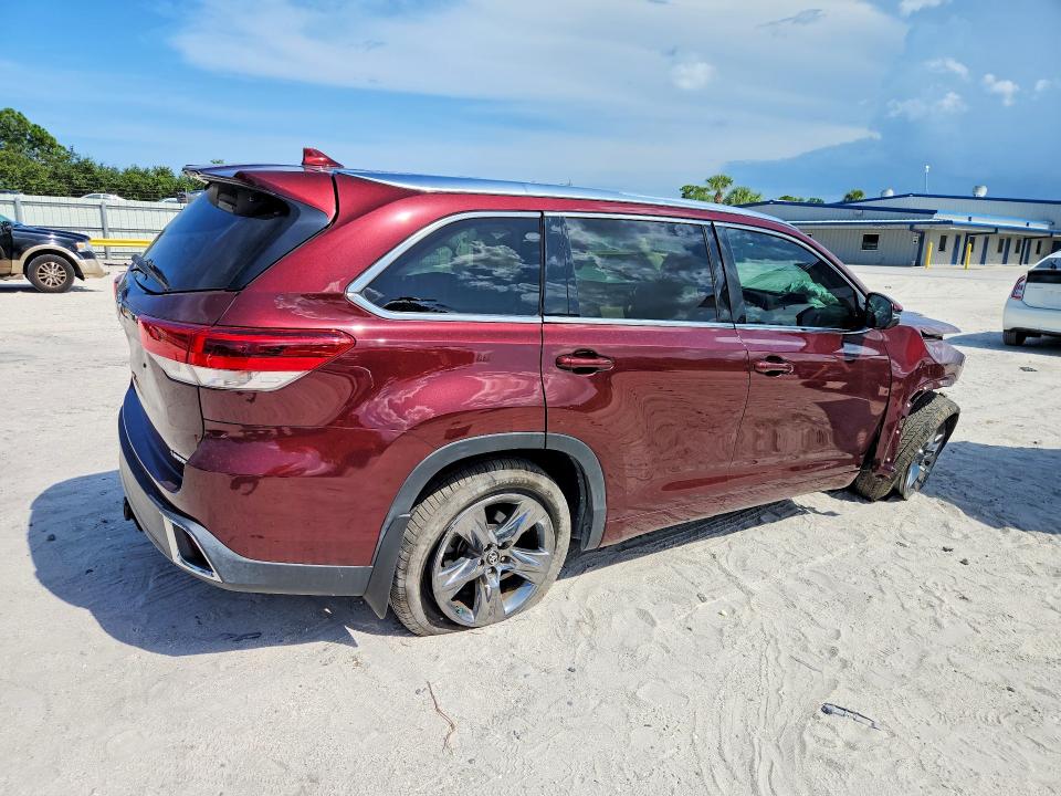 66653566 :رقم المزاد ، 5TDYZRFH3KS322688 vin ، 2019 Toyota Highlander مزاد بيع