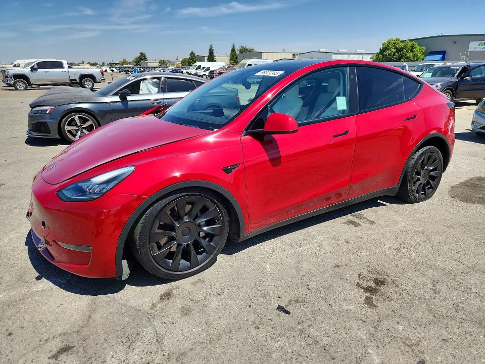 Продажа на аукционе авто 2021 Tesla Model Y, vin: 5YJYGAED5MF177084, номер лота: 66337346