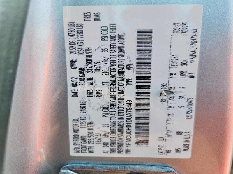 Продажа на аукционе авто 2013 Ford Escape, vin: 1FMCU0H91DUA79449, номер лота: 66107856