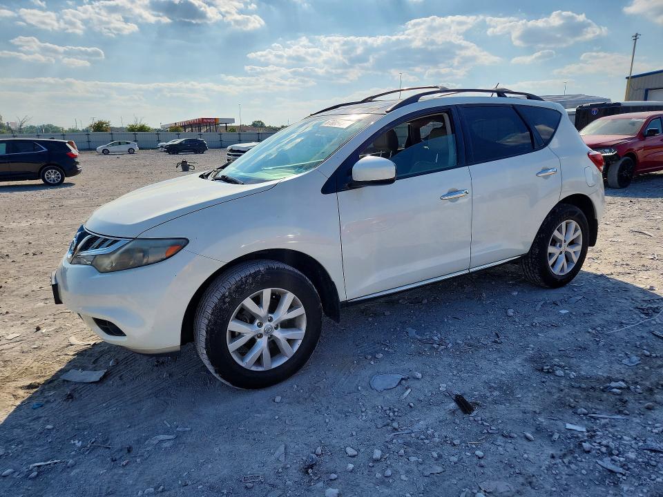 2011 Nissan Murano მანქანა იყიდება აუქციონზე, vin: JN8AZ1MW5BW163410, აუქციონის ნომერი: 67005436