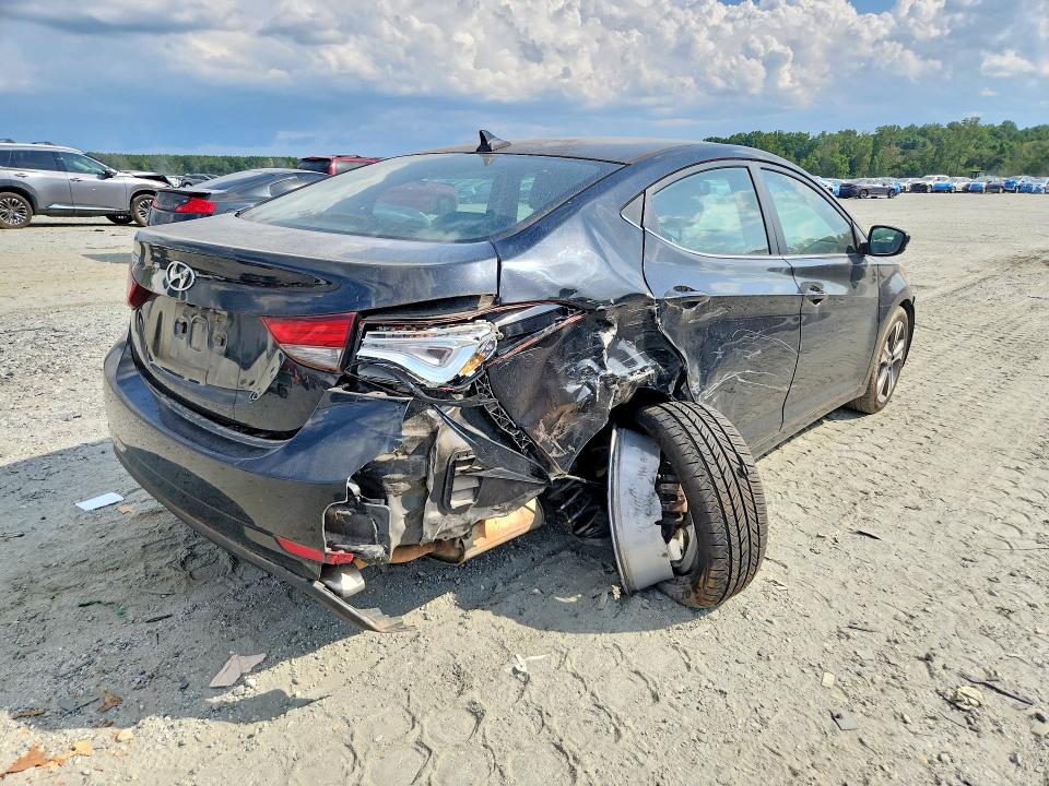 66583476 :رقم المزاد ، KMHDH4AH2EU169888 vin ، 2014 Hyundai Elantra مزاد بيع