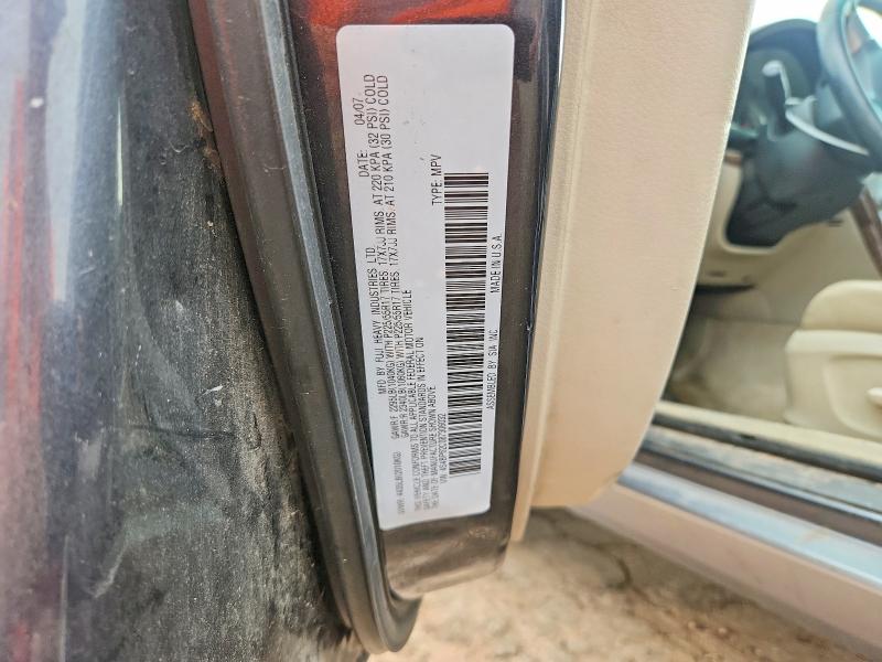 Aukcja sprzedaży 2008 Subaru Outback, vin: 4S4BP62C087306032, numer aukcji: 64650856