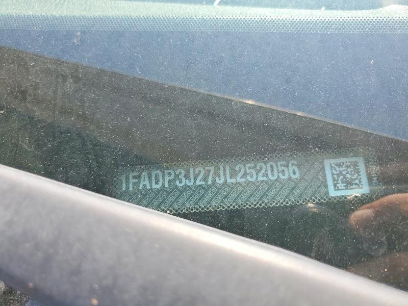 2018 Ford Focus მანქანა იყიდება აუქციონზე, vin: 1FADP3J27JL252056, აუქციონის ნომერი: 66790156