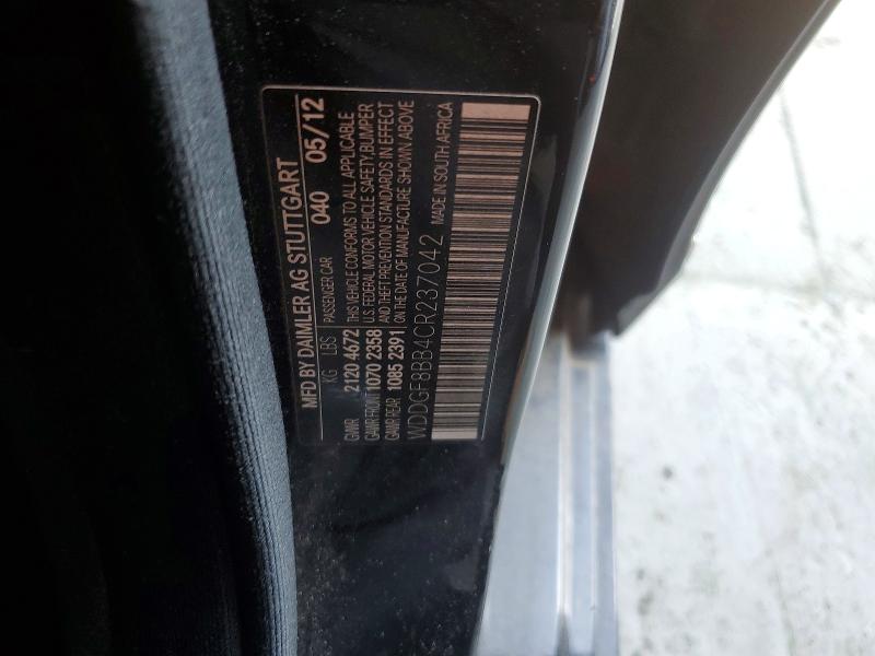 Aukcja sprzedaży 2012 Mercedes-benz C, vin: WDDGF8BB4CR237042, numer aukcji: 60692206