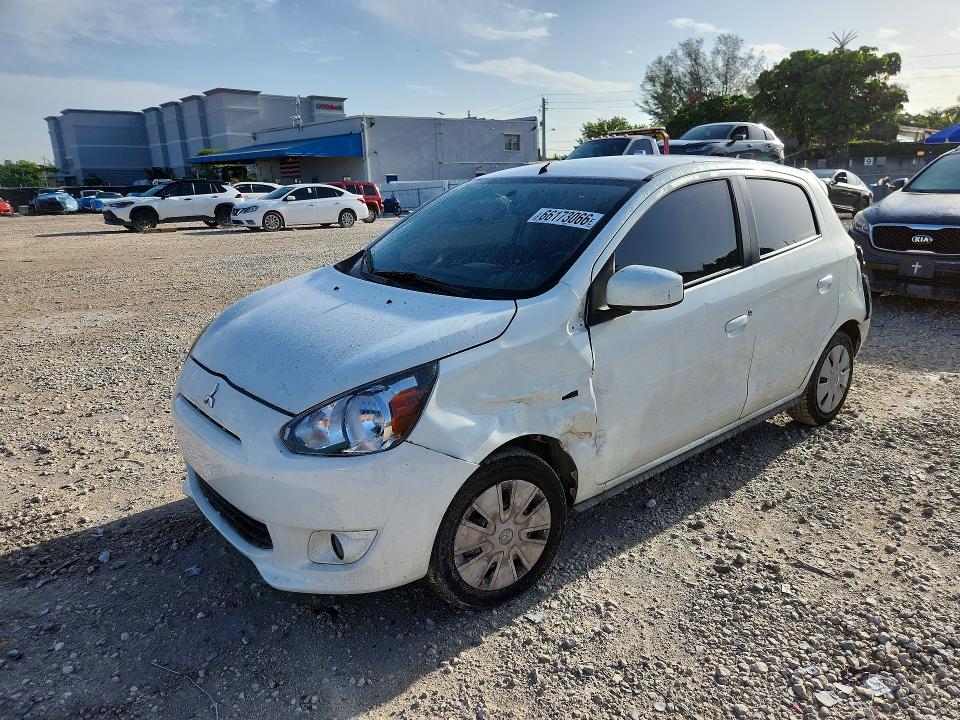 2014 Mitsubishi Mirage მანქანა იყიდება აუქციონზე, vin: ML32A3HJ7EH023551, აუქციონის ნომერი: 66173066