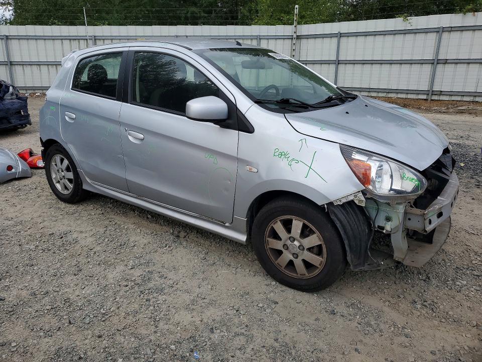 66639936 :رقم المزاد ، ML32A4HJ3EH007241 vin ، 2014 Mitsubishi Mirage مزاد بيع