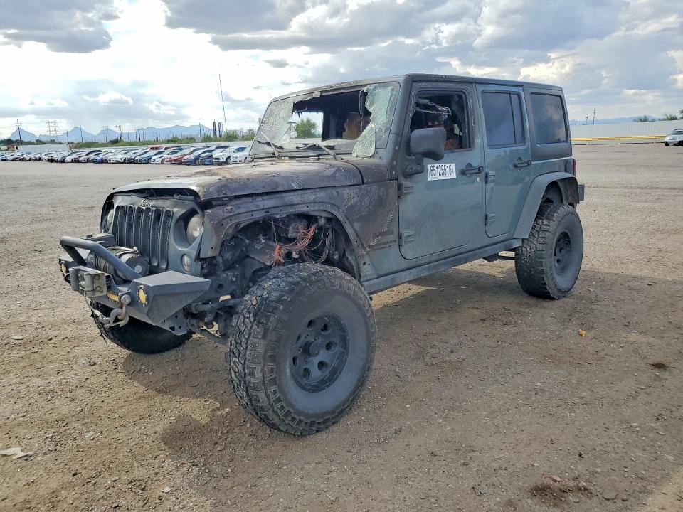 2015 Jeep Wrangler Unlimited მანქანა იყიდება აუქციონზე, vin: 1C4BJWDGXFL642684, აუქციონის ნომერი: 65125516