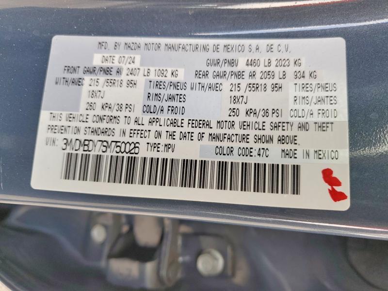 Aukcja sprzedaży 2025 Mazda Cx-30, vin: 3MVDMBDY7SM750026, numer aukcji: 64827336