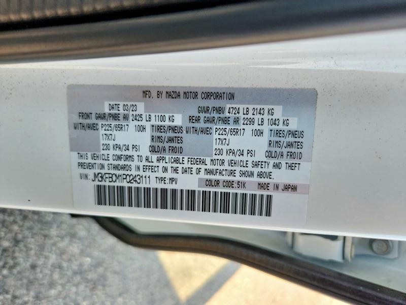 Aukcja sprzedaży 2023 Mazda Cx-5, vin: JM3KFBCM1P0243111, numer aukcji: 65479686
