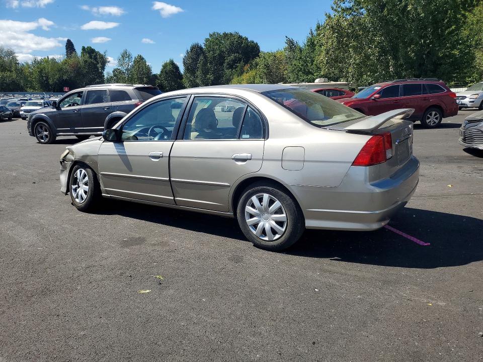 2005 Honda Civic მანქანა იყიდება აუქციონზე, vin: 2HGES165X5H591015, აუქციონის ნომერი: 67000786