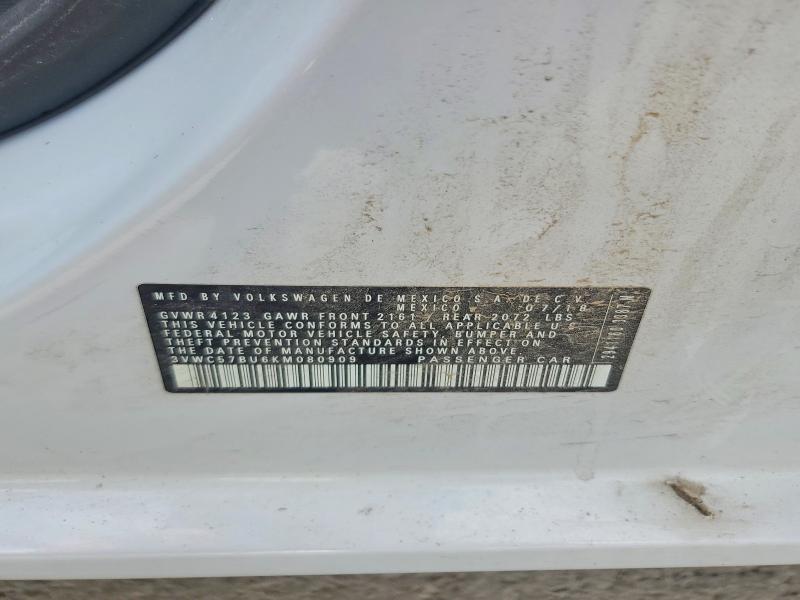 Продаж на аукціоні авто 2019 Volkswagen Jetta, vin: 3VWC57BU6KM080909, номер лоту: 66696636