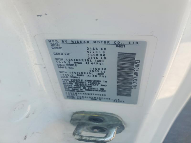 Продажа на аукционе авто 2021 Nissan Nv200, vin: 3N6CM0KN6MK704693, номер лота: 63677886