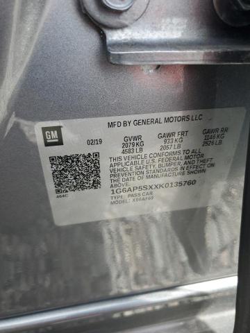 Продаж на аукціоні авто 2019 Cadillac Cts, vin: 1G6AP5SXXK0135760, номер лоту: 64011486