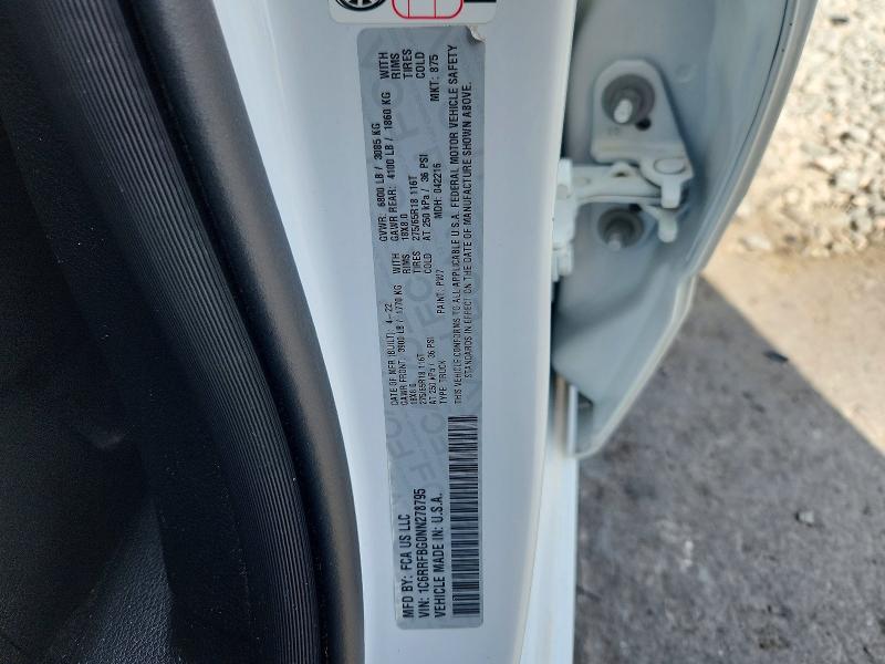 Aukcja sprzedaży 2022 Ram 1500, vin: 1C6RRFBG0NN278795, numer aukcji: 66461536