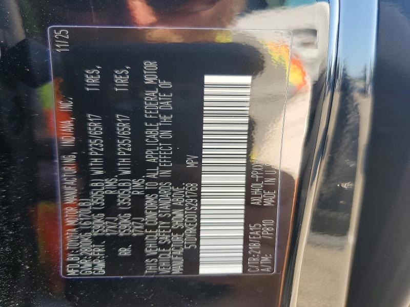 2026 Toyota Sienna მანქანა იყიდება აუქციონზე, vin: 5TDYRKEC0TS291768, აუქციონის ნომერი: 66350556