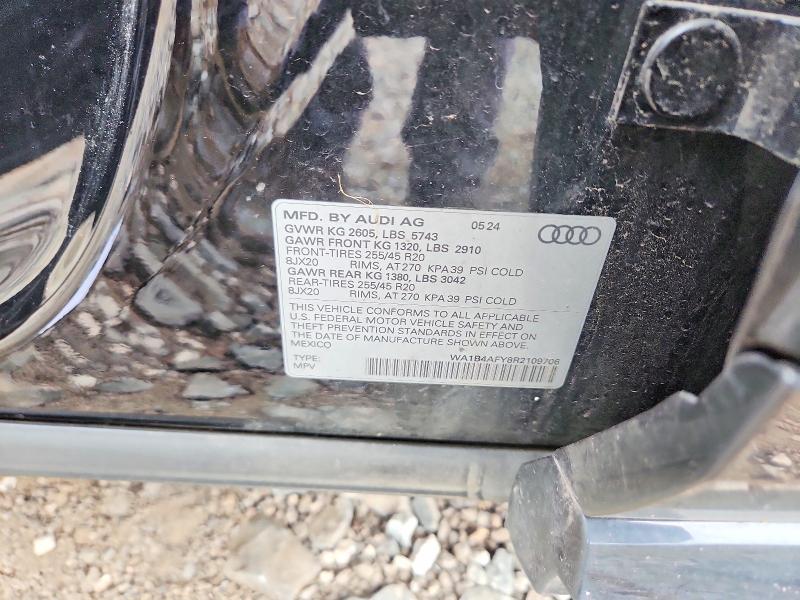 Продажа на аукционе авто 2024 Audi Sq5, vin: WA1B4AFY8R2109706, номер лота: 66991896