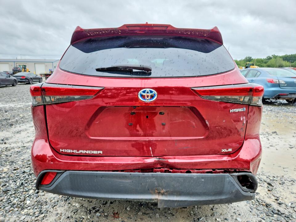 63469486 :رقم المزاد ، 5TDGBRCH2NS557186 vin ، 2022 Toyota Highlander Hybrid مزاد بيع