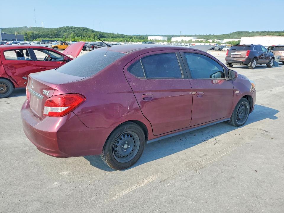 64144056 :رقم المزاد ، ML32F3FJ7KHF03723 vin ، 2019 Mitsubishi Mirage مزاد بيع