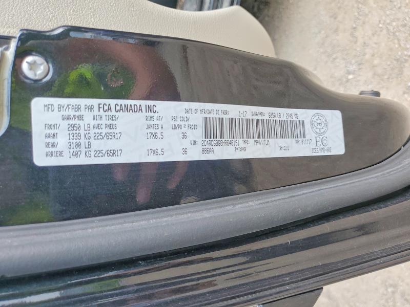 Aukcja sprzedaży 2017 Dodge Grand Caravan, vin: 2C4RDGBG8HR646161, numer aukcji: 65351176
