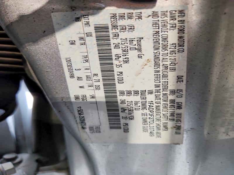 Aukcja sprzedaży 2013 Ford Focus, vin: 1FADP3F27DL337489, numer aukcji: 63779356