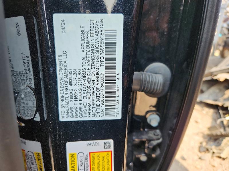 Продажа на аукционе авто 2024 Acura Tlx, vin: 19UUB5F47RA000931, номер лота: 64309126